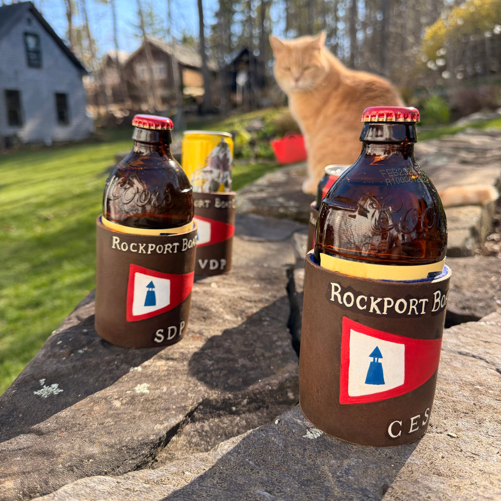 Custom Leather Koozies