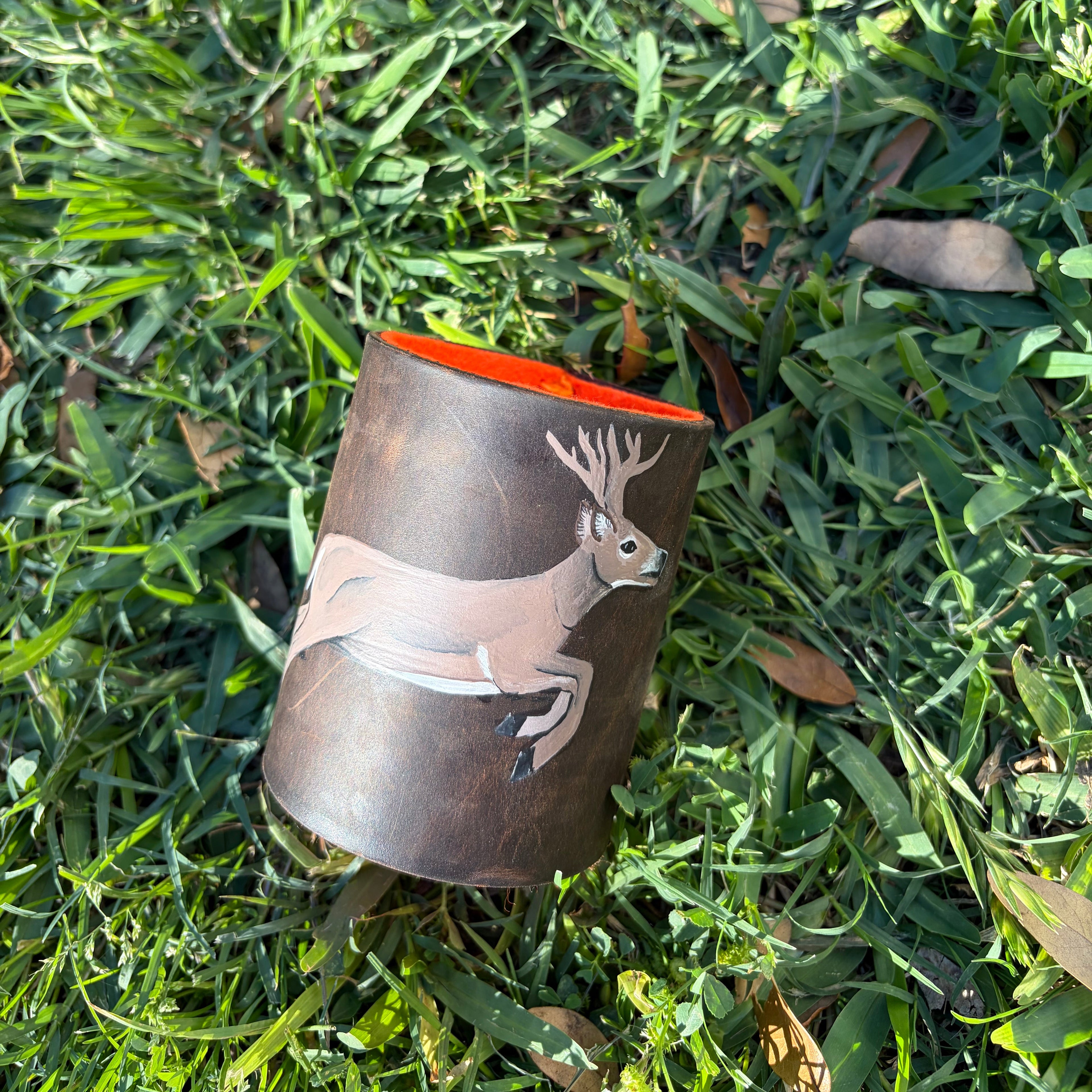 Custom Leather Koozies